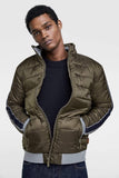 PUFFER JACKET WITH SIDE TAPING