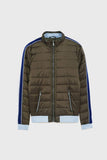 PUFFER JACKET WITH SIDE TAPING