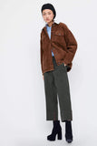 TROUSERS WITH TURN-UP HEM