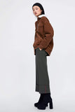 TROUSERS WITH TURN-UP HEM
