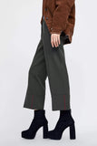 TROUSERS WITH TURN-UP HEM