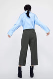 TROUSERS WITH TURN-UP HEM